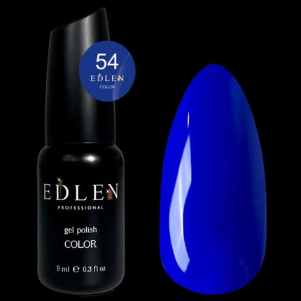 Гель-лак Edlen цвета №54 Classic Blue, 9 мл