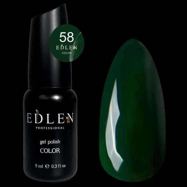 Edlen-Gelpoliturfarbe Nr. 58 Dunkelgrün 9ml