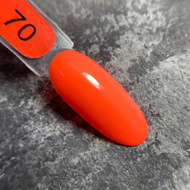 Edlen Gel-Nagellack in der Farbe Nr. 70 Neonorange, 9 ml