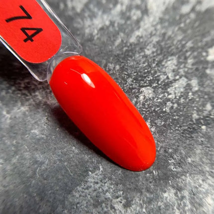 Edlen Gel Polish Color №74 Bright Scarlet 9ml