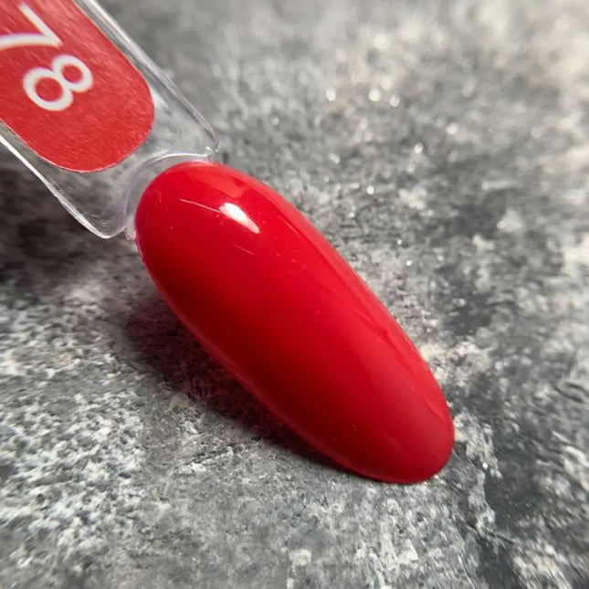Edler Gel-Nagellack in der Farbe №78 Rote Johannisbeere, 9ml