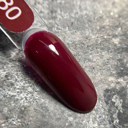 Edler Gelpolitur-Farbton Nr. 80 Bordeaux-Pflaume 9ml