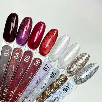 Edler Gel-Lack Farbton Nr. 83 Kräftiges Rot mit Shimmer, 9 ml