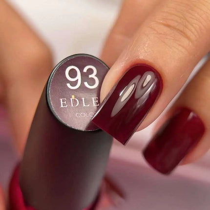 Edlen Gel-Nagellack Farbe Nr. 93 Burgunderrosé 9 ml