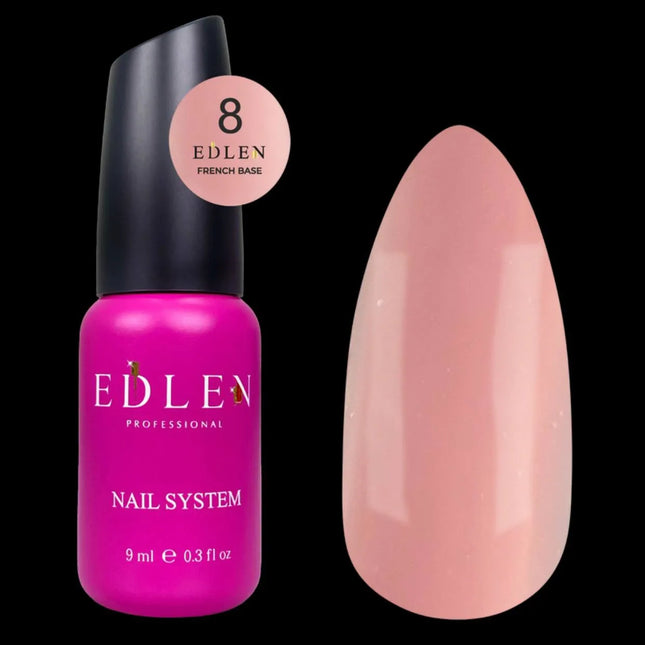 Edler French Grundlack Flash Nr. 8 Karamell Pink 9ml