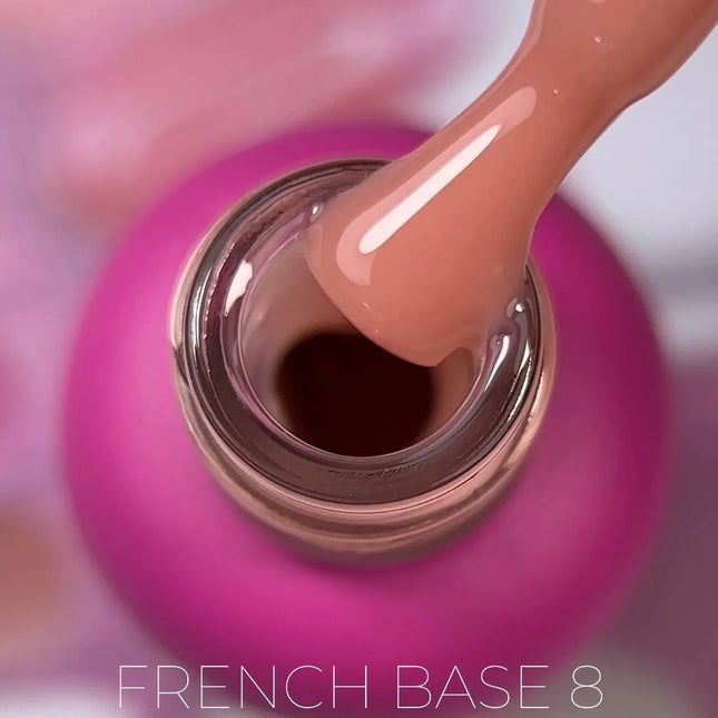 Edler French Grundlack Flash Nr. 8 Karamell Pink 9ml
