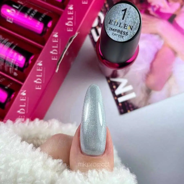Edlen Cat Eye Impress Nr. 1 Silber 9ml