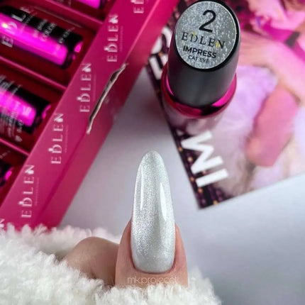 Edlen Cat Eye Impress №2 Platinum 9ml