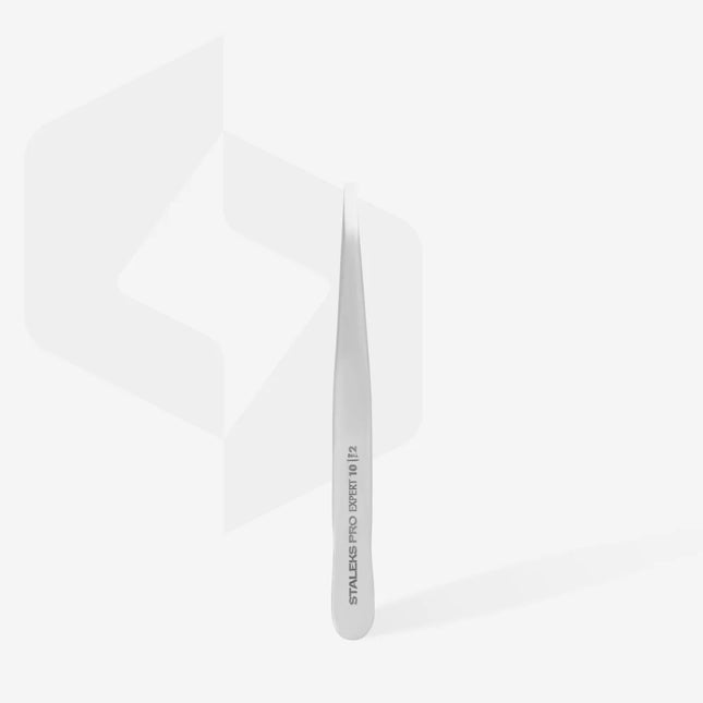 Eyebrow tweezers Staleks Pro Expert 10 Type 2 TE-10/2 - Eyebrow tweezers