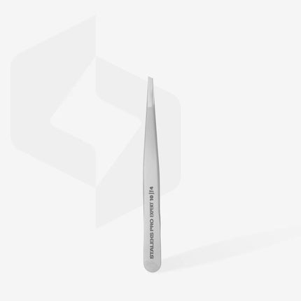Eyebrow tweezers Staleks Pro Expert 10 Type 4 TE-10/4 - Eyebrow tweezers