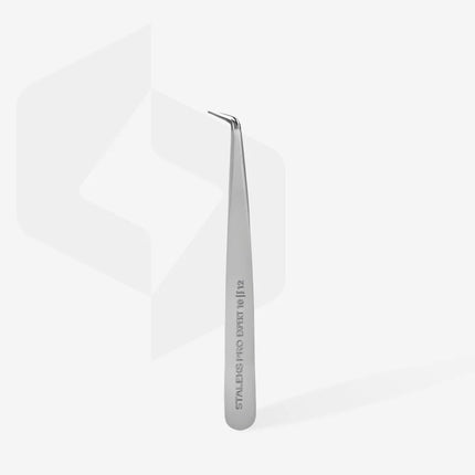 Eyelash tweezers Staleks Pro Expert 10 Type 1 TE-10/12 - Eyelash tweezers