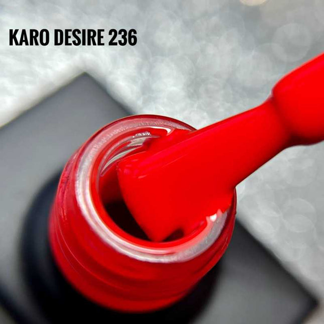 Гель-лак Desire 230 Safety orange 8ml KARO