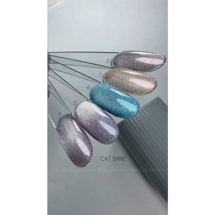 Gel polish Cat Shine №7 9 ml Saga Professional - Gel Nail Polish