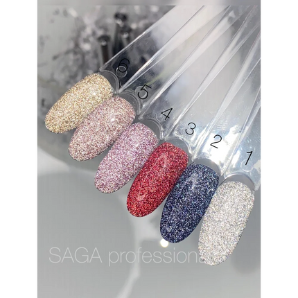 Gel polish Fiery №1 9 ml Saga Professional - Gel Nail Polish