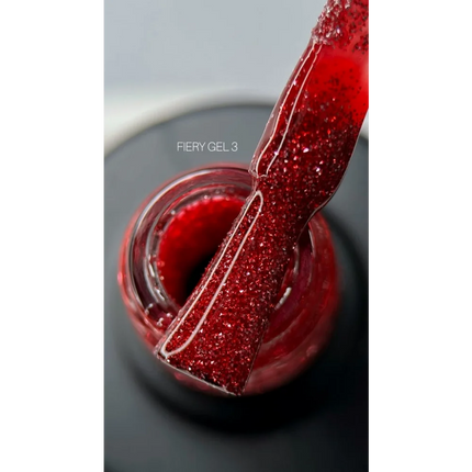 Gel polish Fiery №3 9 ml Saga Professional - Gel Nail Polish