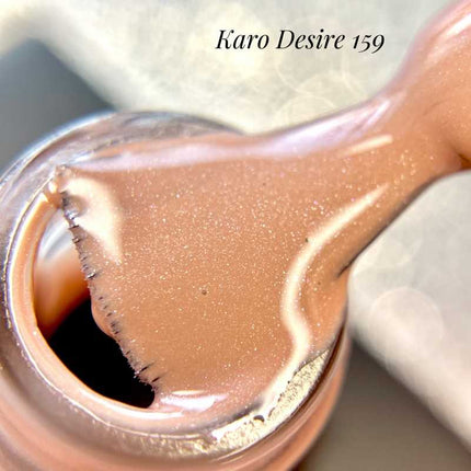 Гель-лак Desire №159 тёмно-бежевый с шиммером 8 мл KARO