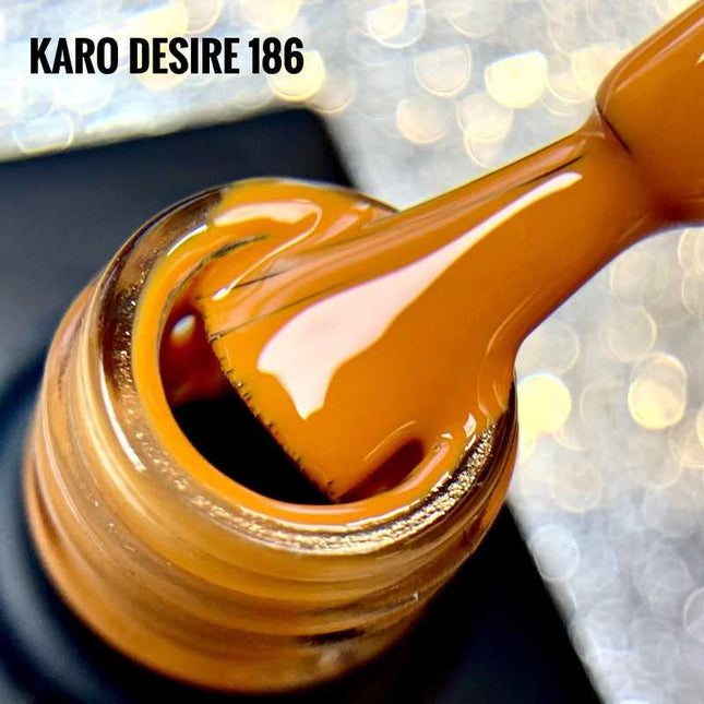 Gel Polish Desire №186 candium orange 8ml KARO