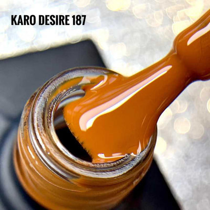 Гель-лак Desire №187 тёмно-оранжевый 8 мл KARO