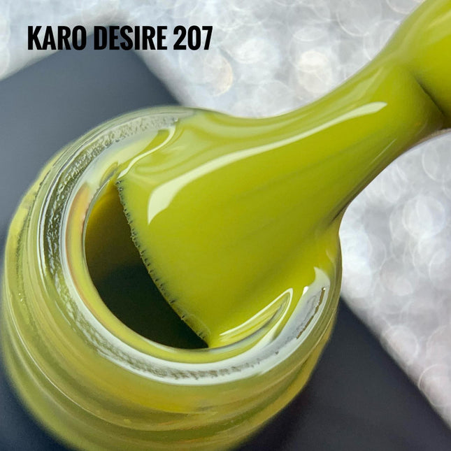 Gel Polish Desire №207 bright olive 8ml KARO