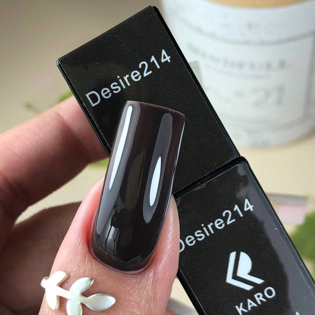Gel Polish Desire №214 night brown 8ml KARO
