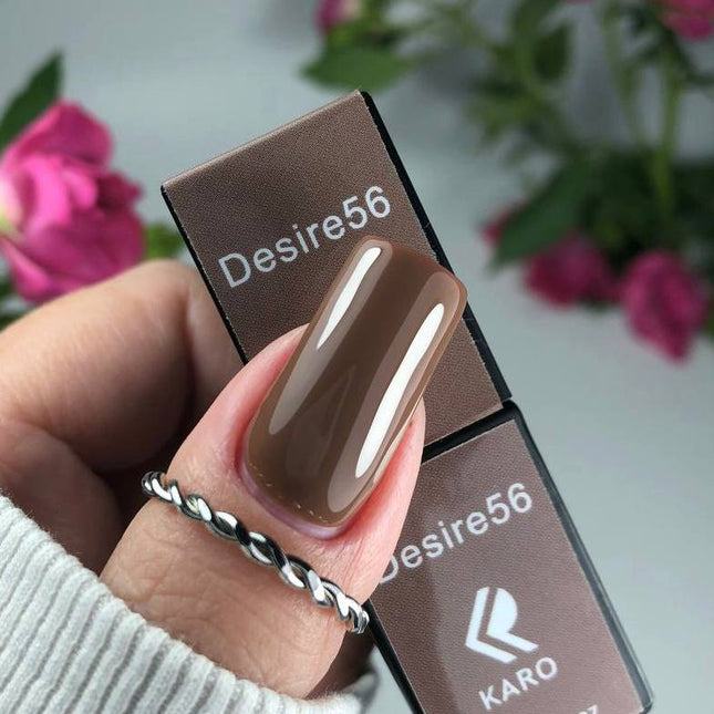 Gel Polish Desire №56 milk chocolate 8ml KARO