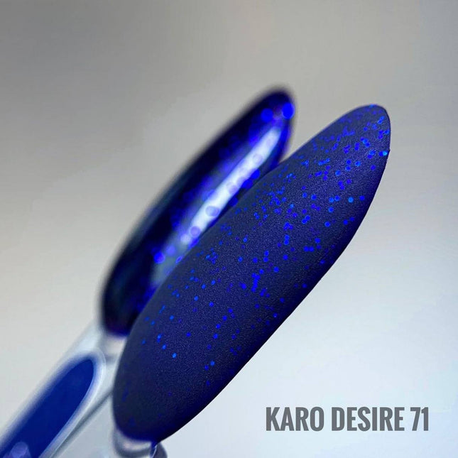 Gel Polish Desire №71 deep blue with glitter 8ml KARO