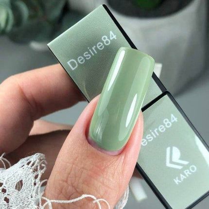 Gel Polish Desire №84 soft green 8ml KARO