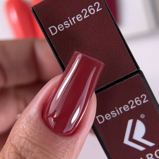 Гель-лак Desire №262 червоно-коричневий 8 мл KARO