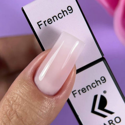 Gel Polish French 6 transluzentes milchig-rosa 8ml KARO