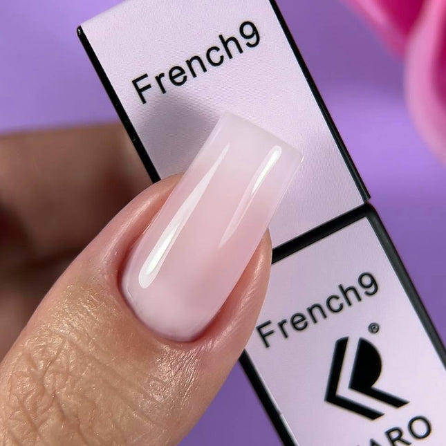 Гель-лак French 6 напівпрозорий молочно-рожевий 8ml KARO