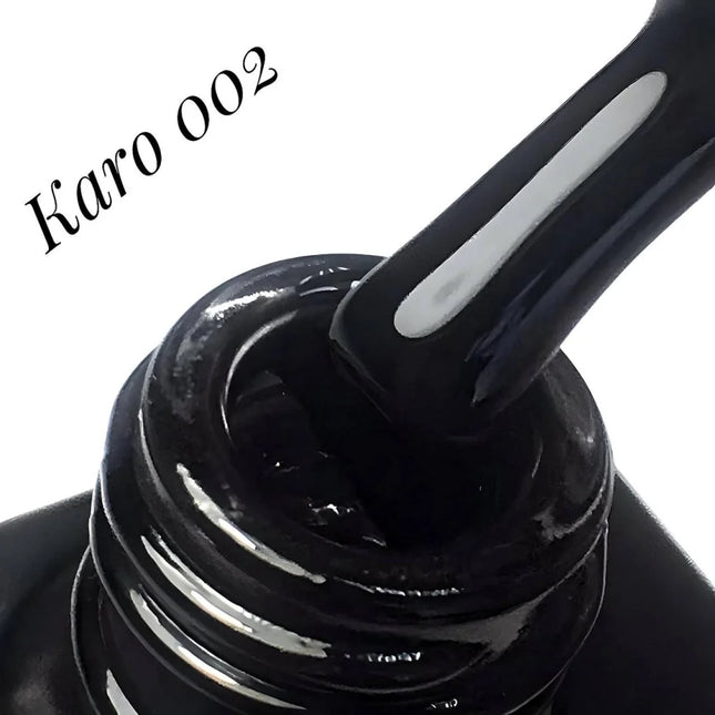 Gel Polish №002 Black 8ml KARO - Gel Nail Polish
