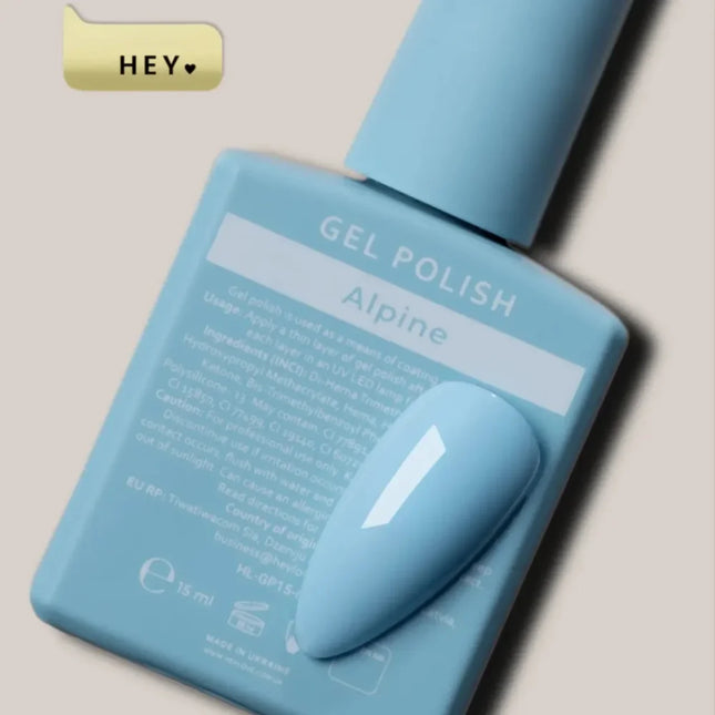 HEYLOVE Gel Polish Alpine 15ml Blue - Gel Nail Polish