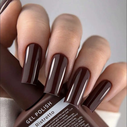 HEYLOVE Gel-Nagellack Ristretto 15ml - Dunkles Marsala