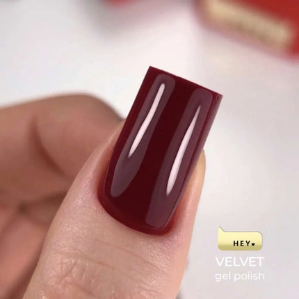 HEYLOVE Gel-Nagellack Velvet 15ml - Granatapfel