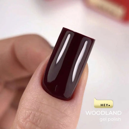 HEYLOVE Gel-Nagellack Woodland 15ml - dunkles Mahagoni