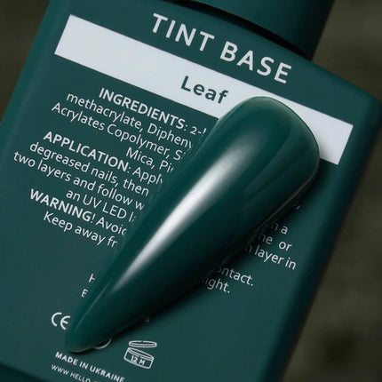 Покриття Tint Base Колір листя "Темно-зелений" 15 ml HEYLOVE