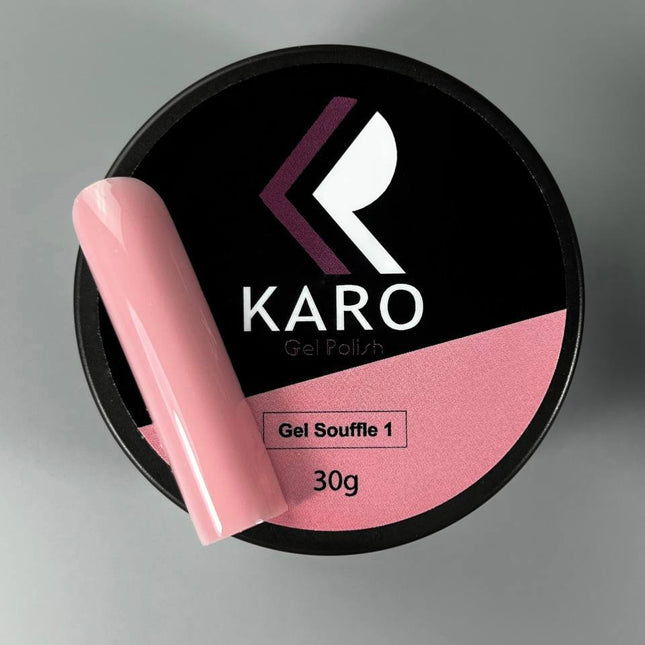 Karo Souffle Gel №1 Rose pink 30ml