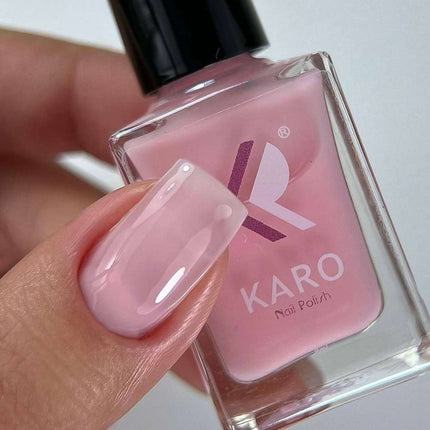 Лак для нігтів Karo молочний з ефектом натирання 8ml
