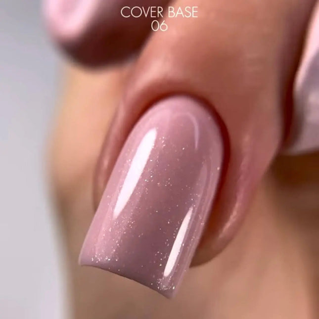 Kodi Cover Base Gel №6 Light Beige whith shimmer 7ml