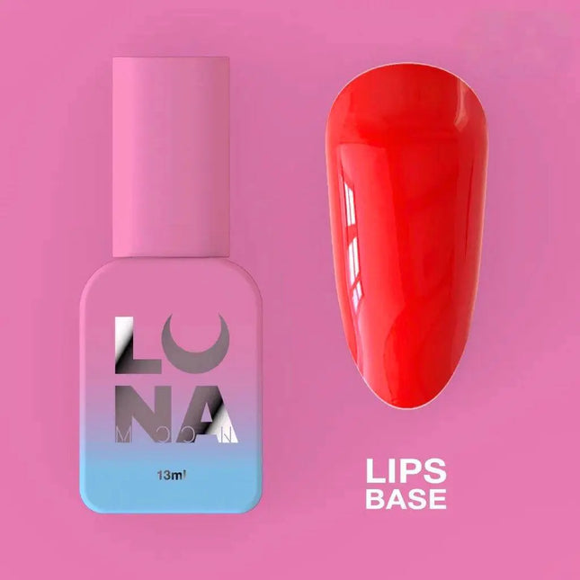 Luna Lips Grundlack Farbe Hellrot 13ml