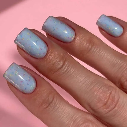 Luna Tutti Frutti Grundlack №18 Hellblau mit mehrfarbigen Flocken 13ml