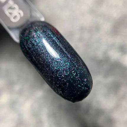 Luna Gel Polish Nr. 126 Schwarz Blau mit Chamäleon-Schimmer 13 ml