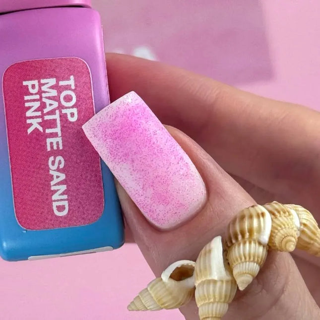 Luna Decklack Sand Pink Matt mit kleinen Flakes 13ml