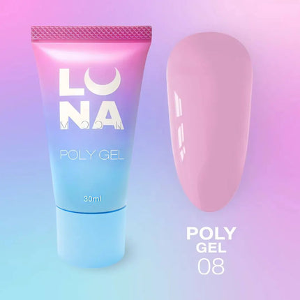 Luna Poly Gel №8 Темно-рожевий 30 мл