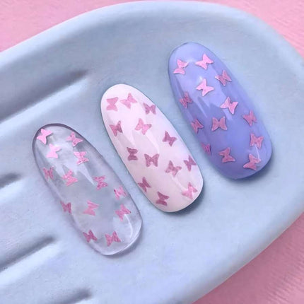 Luna Decklack Butterfly Pink mit pinken Dekorelementen 13ml
