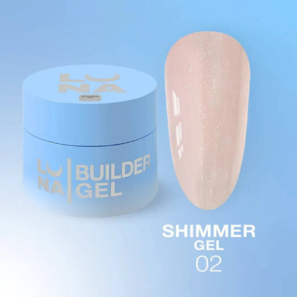 Luna Shimmer Gel Nr. 2 Milky Pink 15ml