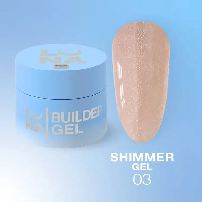 Гель Luna Shimmer №3 Світлий Персик 15 мл