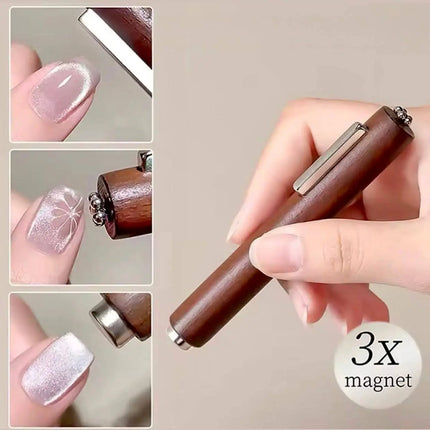 3-in-1-Magnet für Cat Eye (Holz)