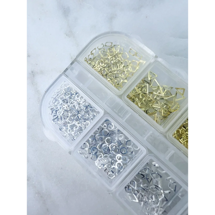 Metal gold decor - 07 - Decor for nail