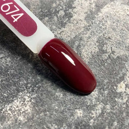 MOON Gel-Nagellack Nr. 674 Dunkles Marsala 8ml